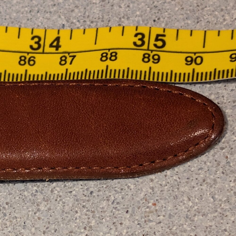 Coach British Tan Leather Belt - Picture 8 of 8